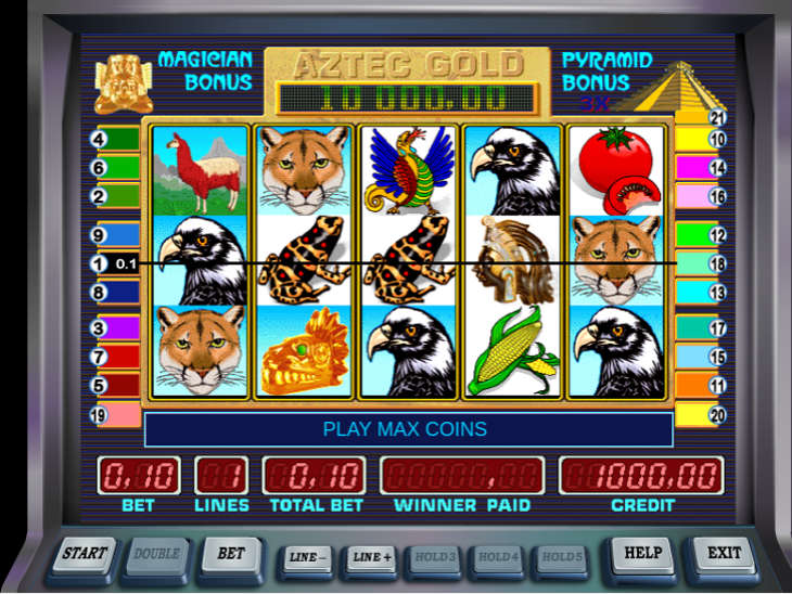 Игровой Автомат Aztec Gold Мегаджек