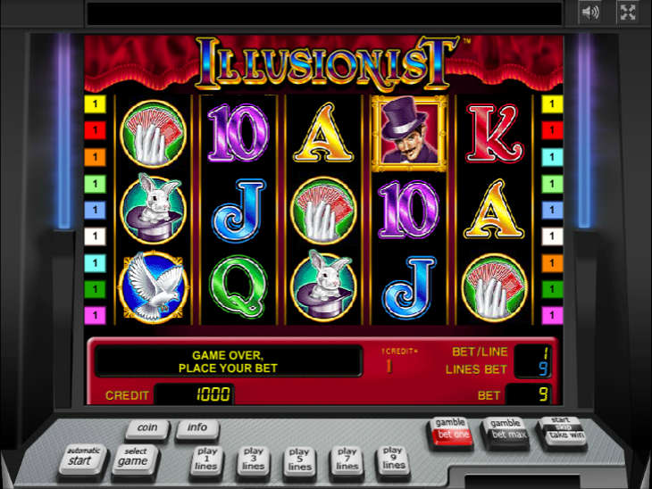 Игровые автоматы illusionist игровые автоматы без регистрацие